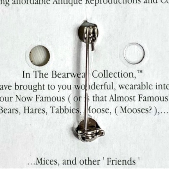 Boyds Bear Bearwear Collection Brooch 2000 #26156 - Picture 4 of 7